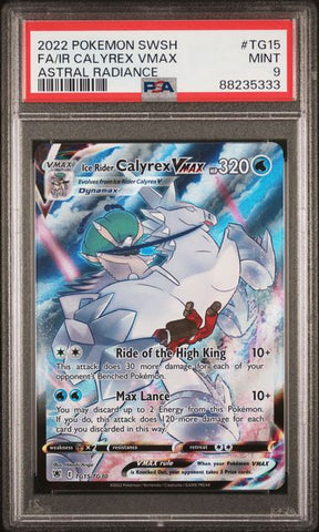Ice Rider Calyrex VMAX #TG15 PSA 9 [Astral Radiance]
