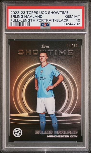 Erling Haaland /75 PSA 10 [2022/23 Topps UCC Showtime]