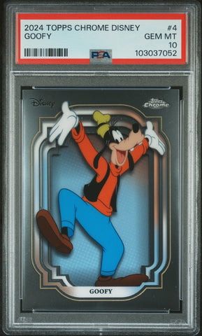 Goofy #4 PSA 10 [Topps Chrome Disney 2024]