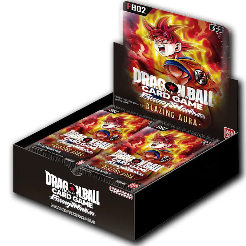 Dragon Ball Super Card Game: Fusion World Blazing Aura FB02 - Booster Display