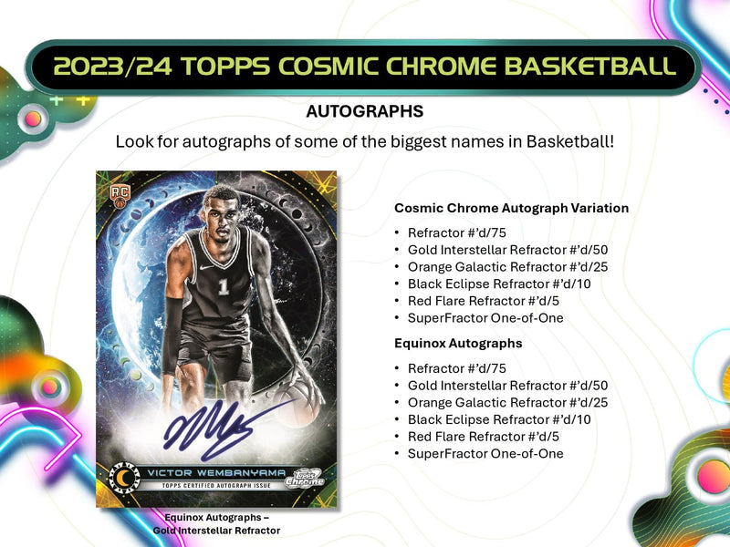 *Forudbestilling* Topps Cosmic Chrome Basketball 2023/24 - Hobby Box