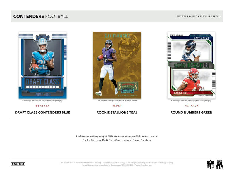 Panini Contenders NFL Football 2023 - Blaster Box