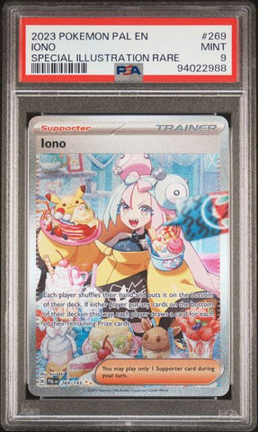 Iono #269 PSA 9 [Paldean Fates] (Copy)