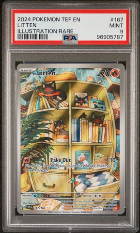 Litten #167 PSA 9 [Temporal Forces]