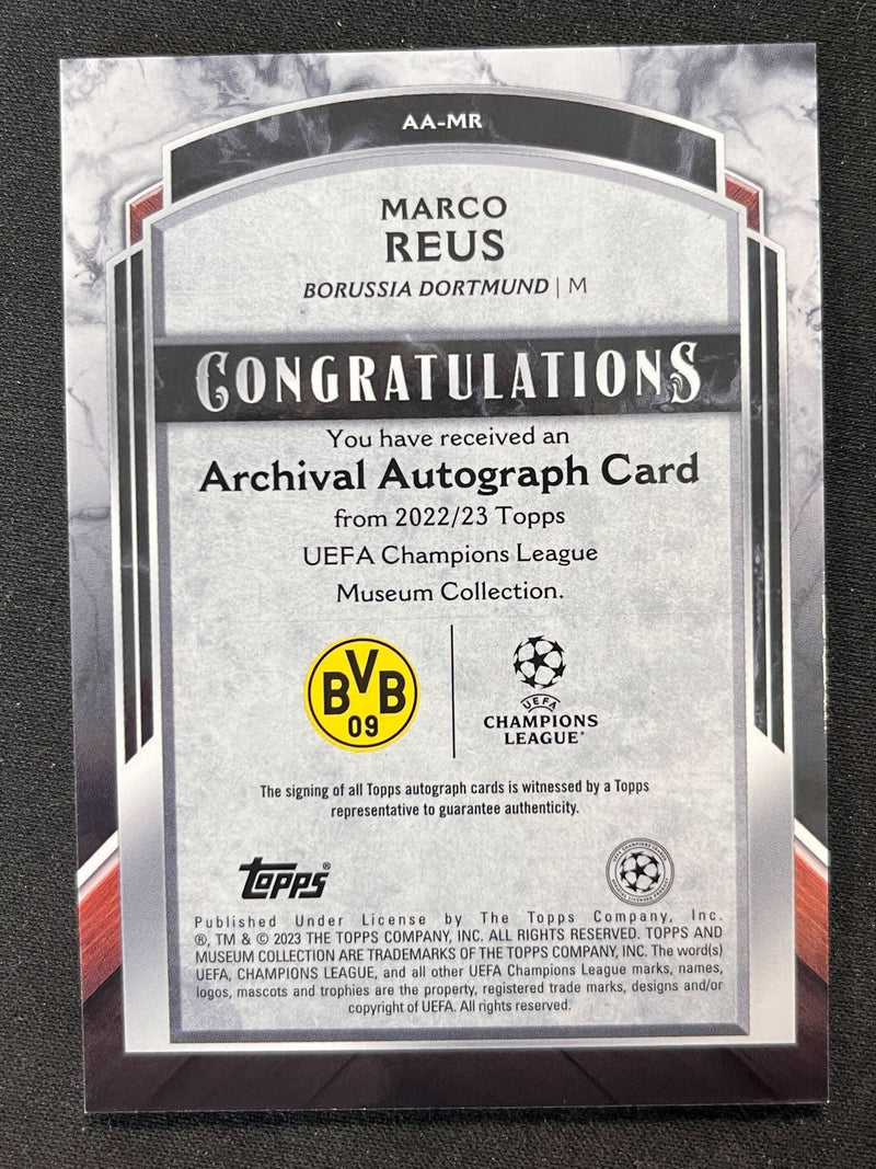 Marco Reus /50 Autograph [2023 Topps Museum Collection UCC]