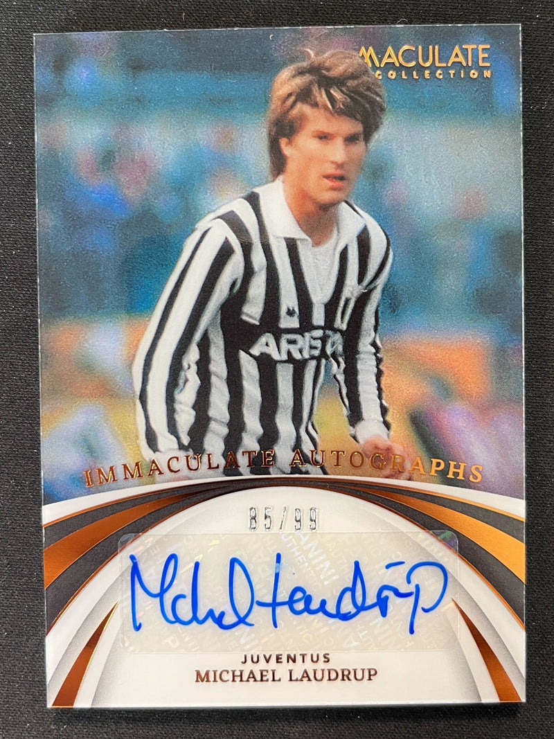 Michael Laudrup /99 Autograph [2023 Panini Immaculate Collection]