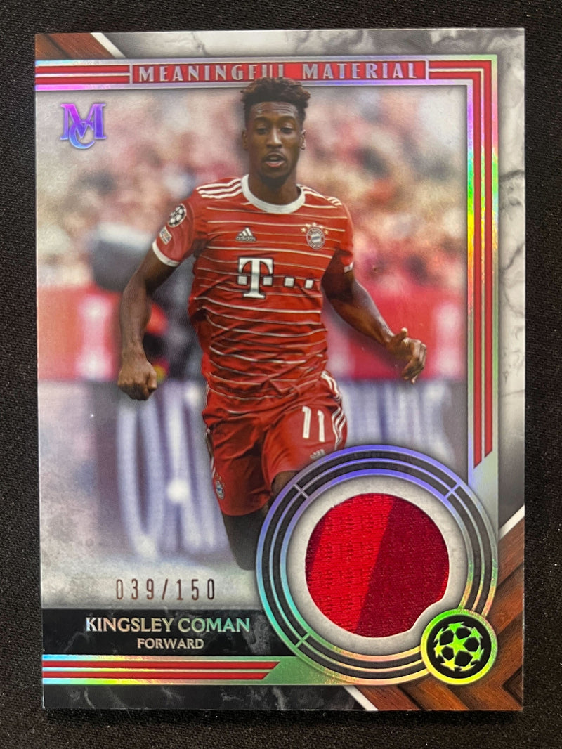 Kingsley Coman /150 Player-Worn Patch [2023 Topps Museum Collection UCC]