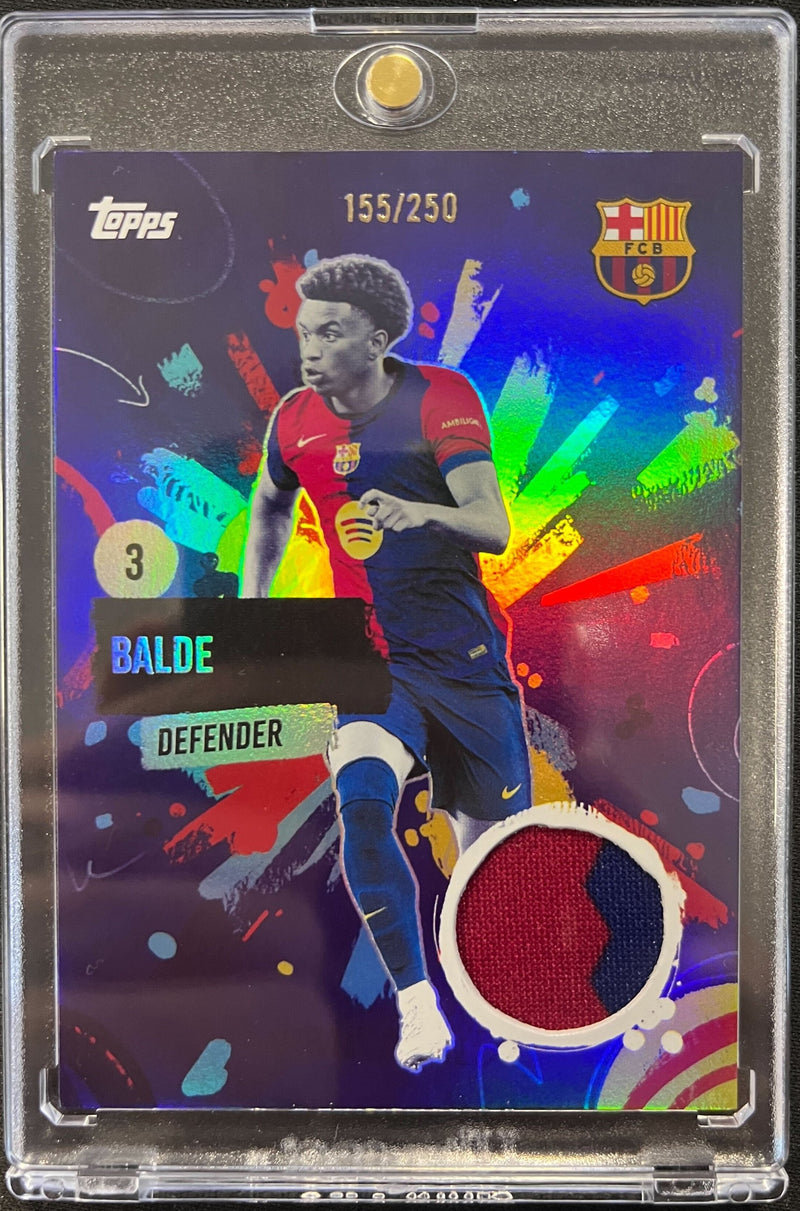 Alejandro Balde /250 Match Worn Patch [2024 Topps FC Barcelona Team Set]