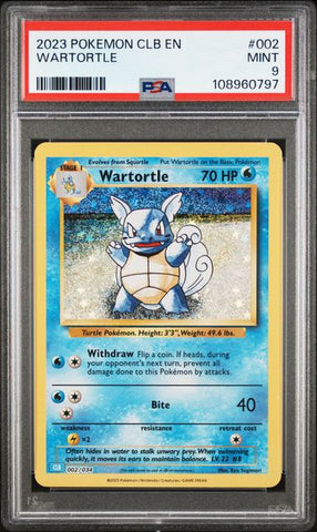 Wartortle #2 PSA 9 [Pokemon CLB Trading Card Game Classic 2023]