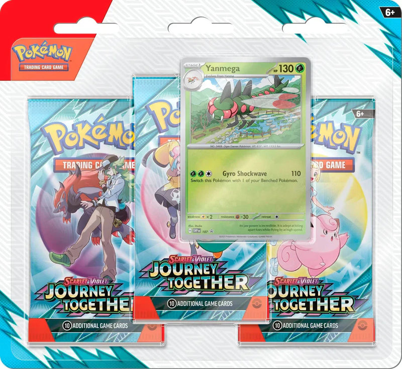 Pokemon Scarlet & Violet 9 - Journey Together - Triple Booster Blister