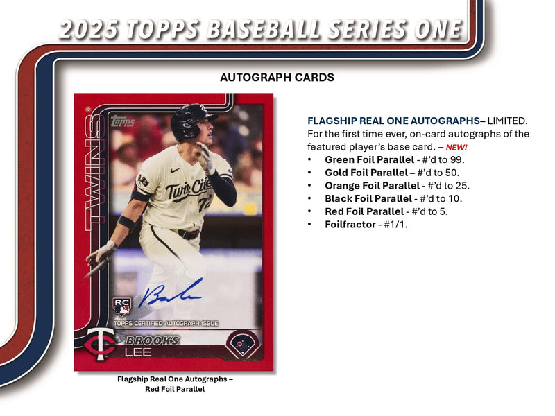 Topps MLB Baseball Series 1 2025 - Jumbo Box