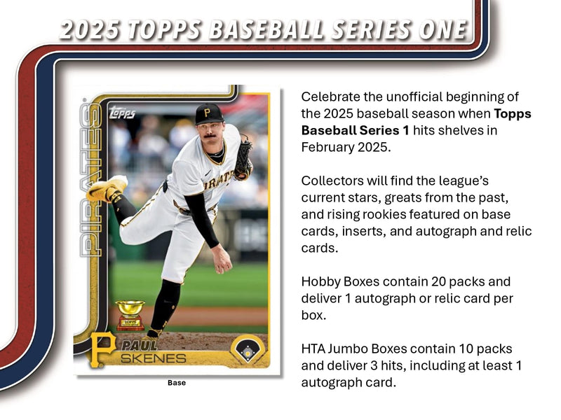 Topps MLB Baseball Series 1 2025 - Hobby Box