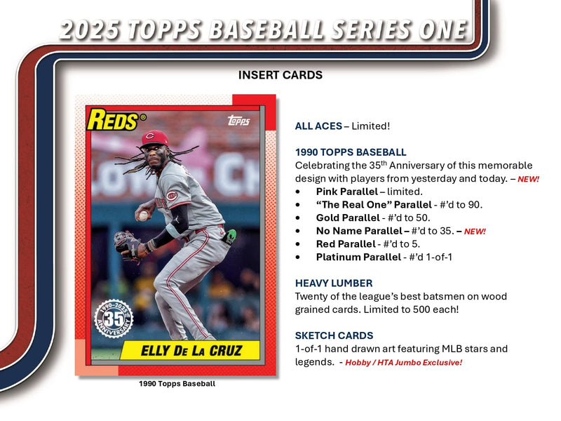 Topps MLB Baseball Series 1 2025 - Hobby Box