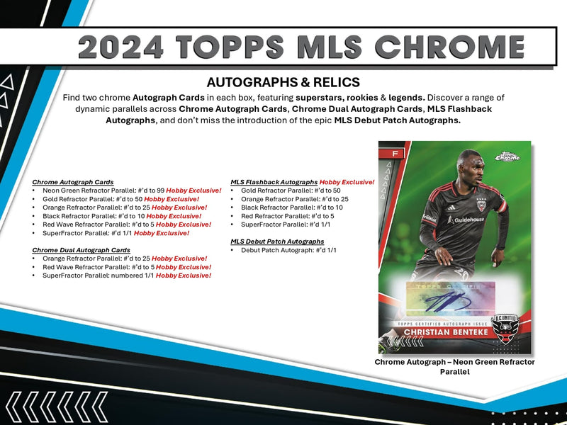 Topps Chrome MLS 2024 - Hobby Box