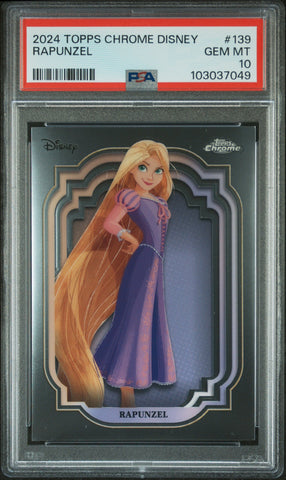 Rapunzel #139 PSA 10 [Topps Chrome Disney 2024]