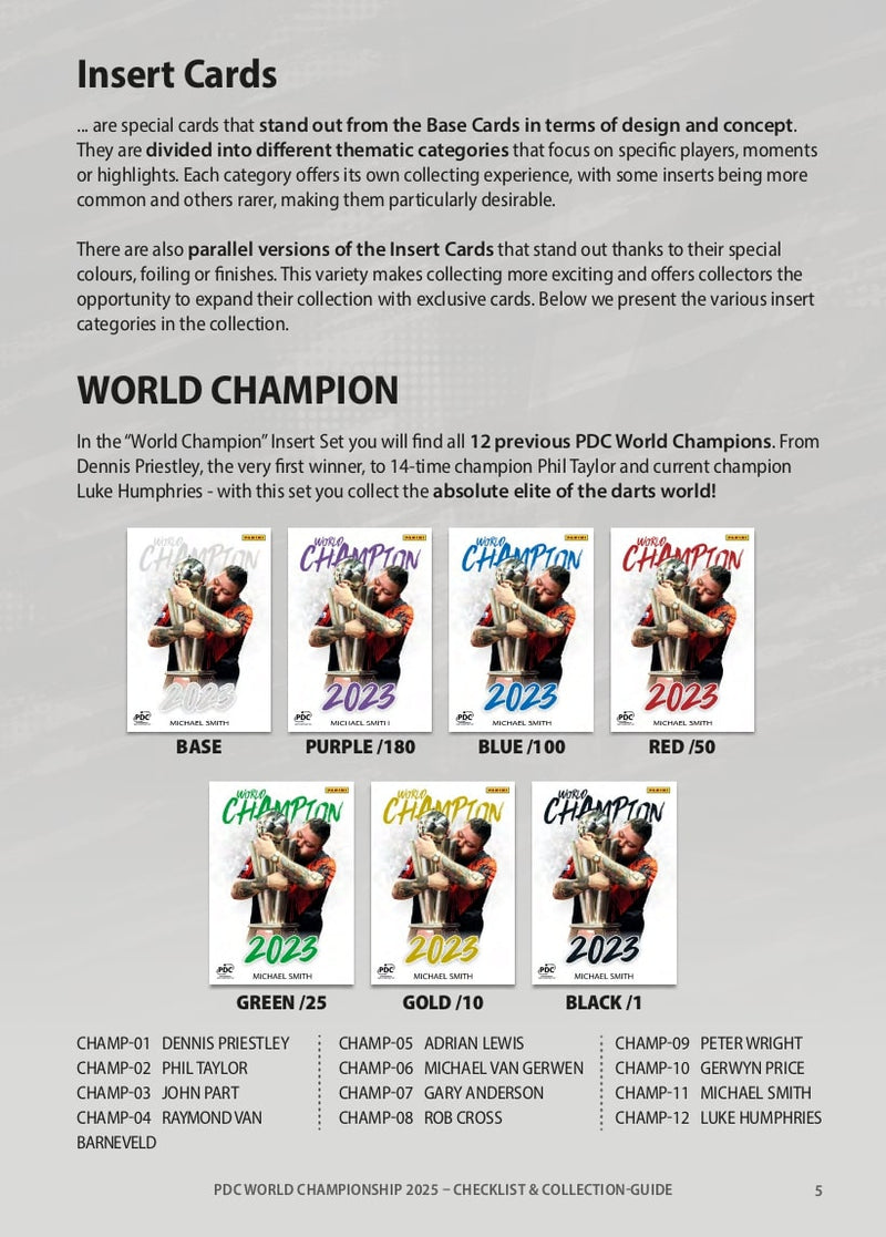 Panini PDC World Championship Dart 2025 - Collectors Box