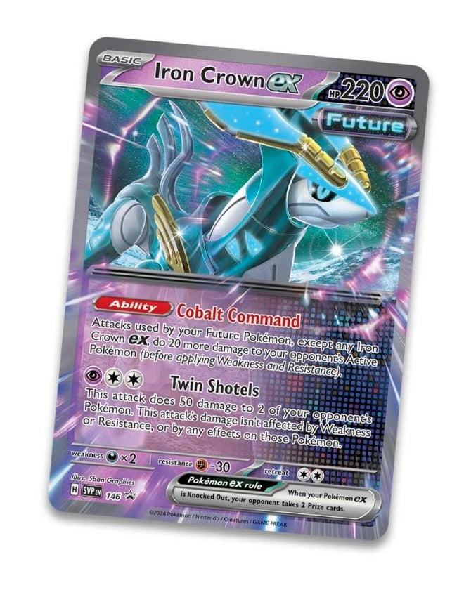 Pokémon Paradox Destinies - Iron Crown Ex Tin