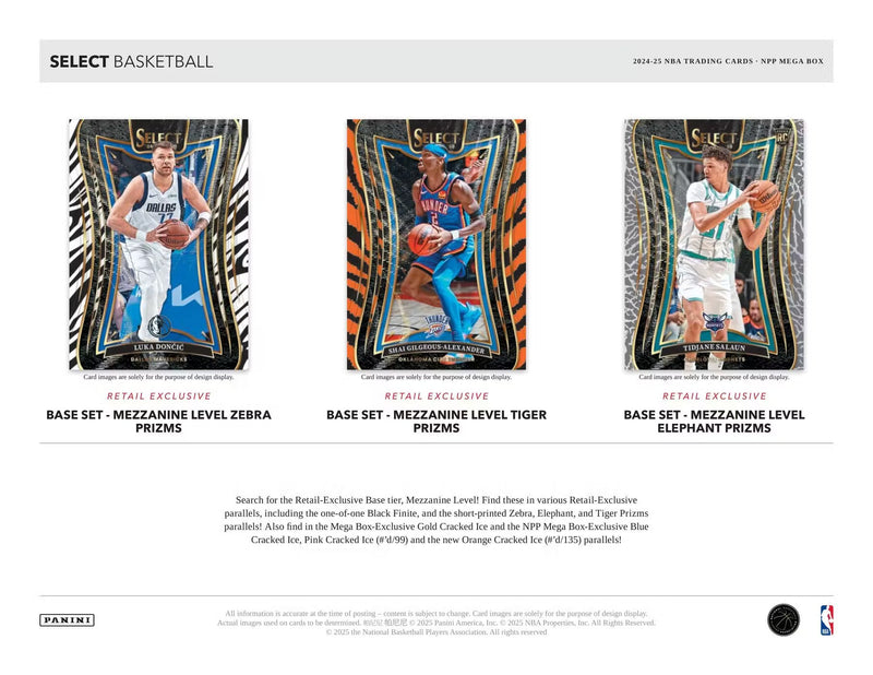 Panini Select Basketball 2024/25 - Mega Box