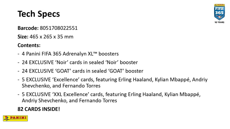 Panini FIFA 365 2025 - Excellence Box