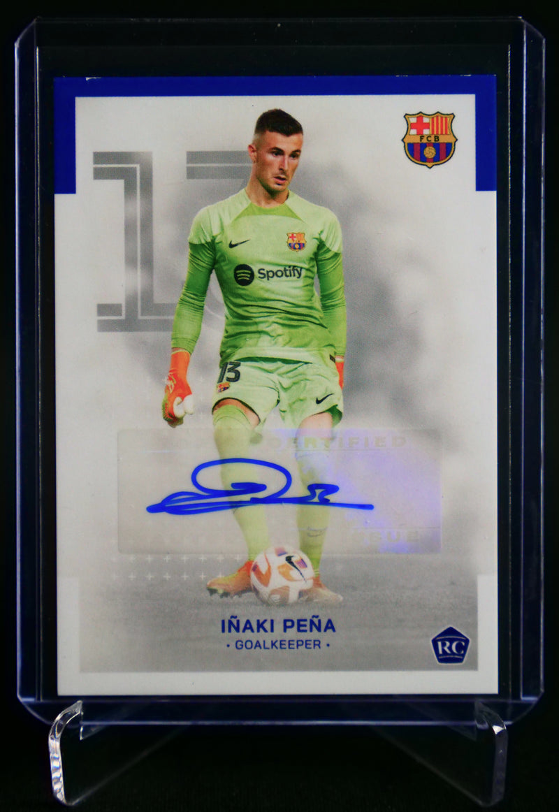 Inaki Pena RC Autograph [2022/23 Topps FC Barcelona Team Set]