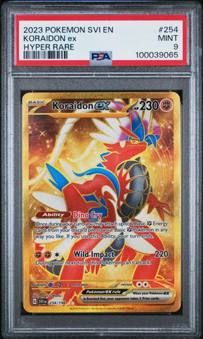 Koraidon ex #254 PSA 9 [Scarlet & Violet]