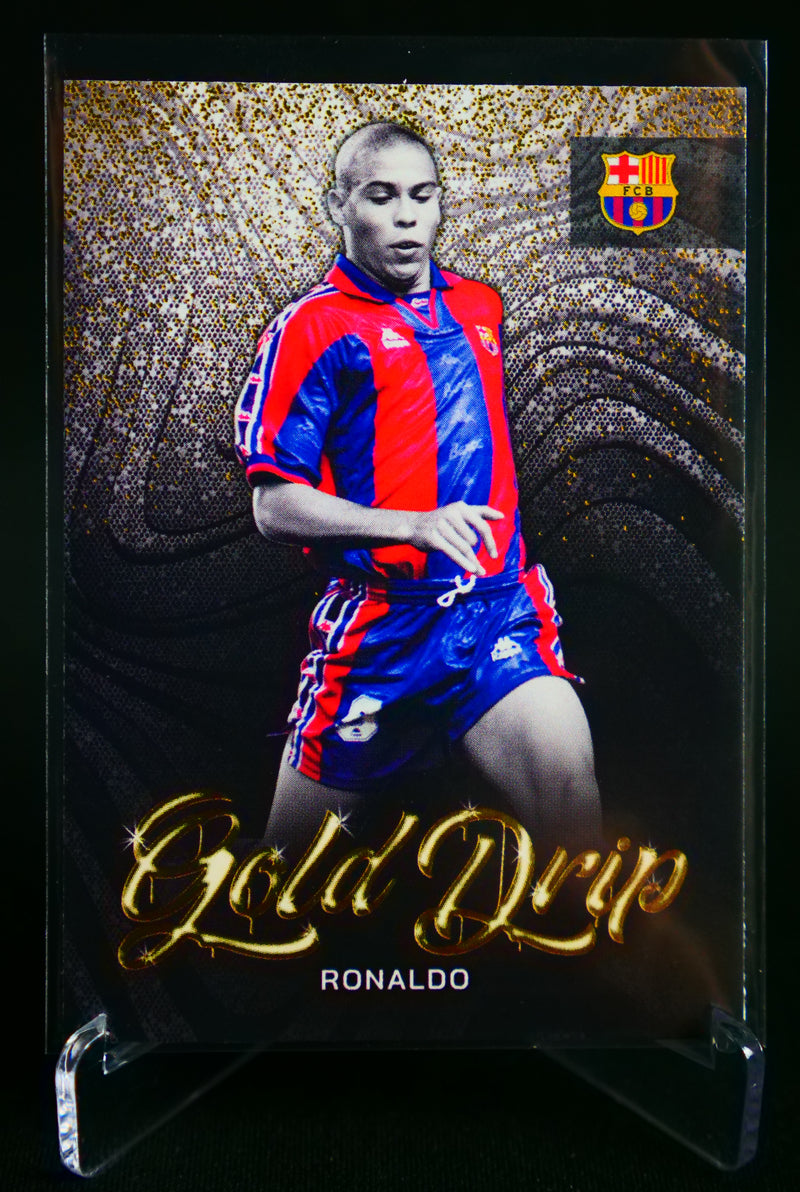 2023 Topps FC Barcelona Official Team Set Legends Ronaldo Gold