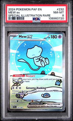 Mew Ex [Special Illustration Rare] #232 PSA 8 [Pokemon Paldean Fates 2024]