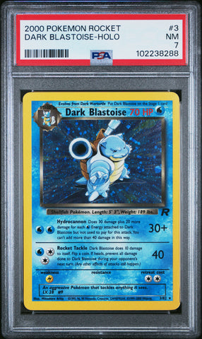 Dark Blastoise Holo #3 PSA 7 [Team Rocket 2000]