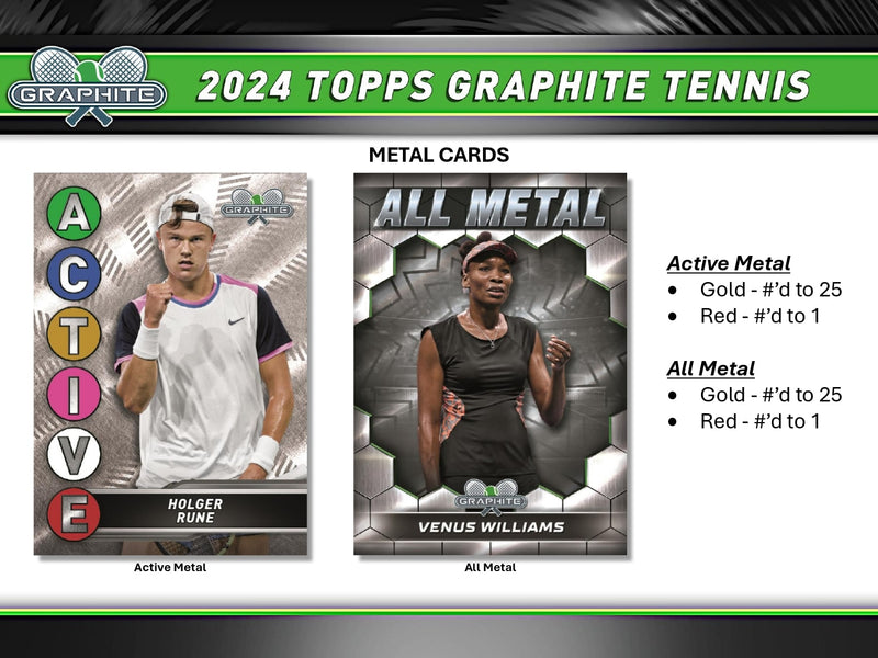 Topps Graphite Tennis 2024 - Hobby Box