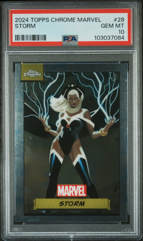Storm #28 PSA 10 [Topps Chrome Marvel 2024]