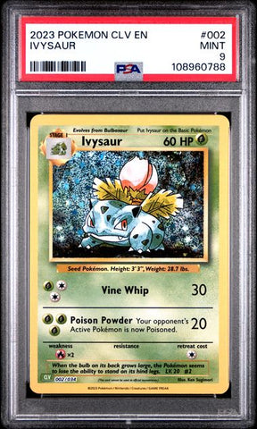 Ivysaur #2 PSA 9 [Pokemon CLV Trading Card Game Classic 2023]