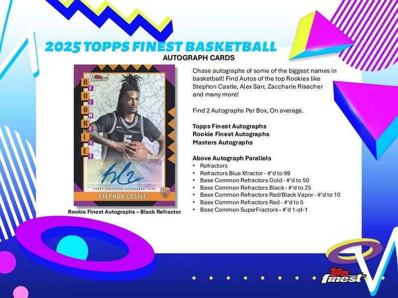 Topps Finest Basketball 2024/25 - Hobby Box