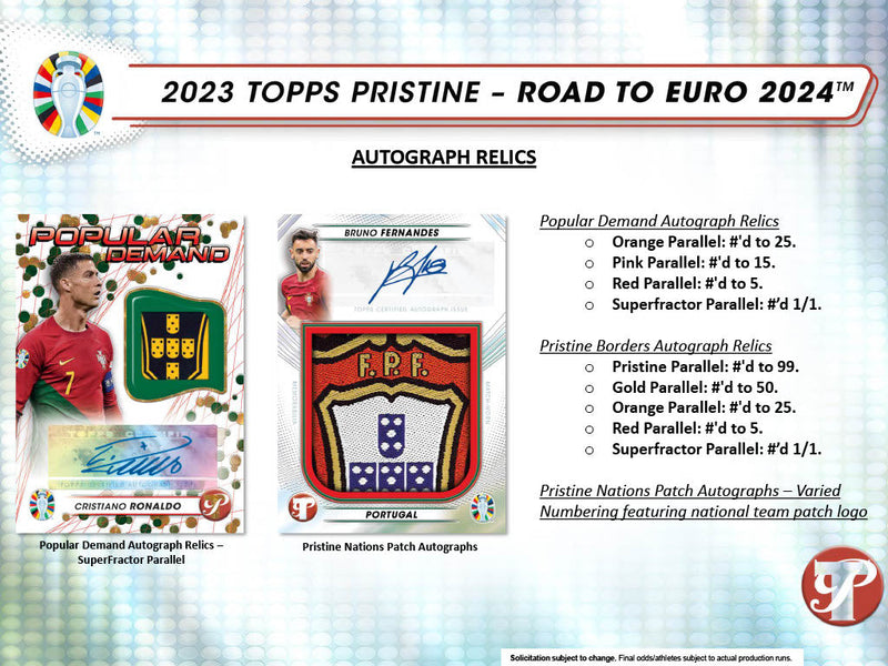 Topps Pristine Road to EURO 2024  - Hobby Pack