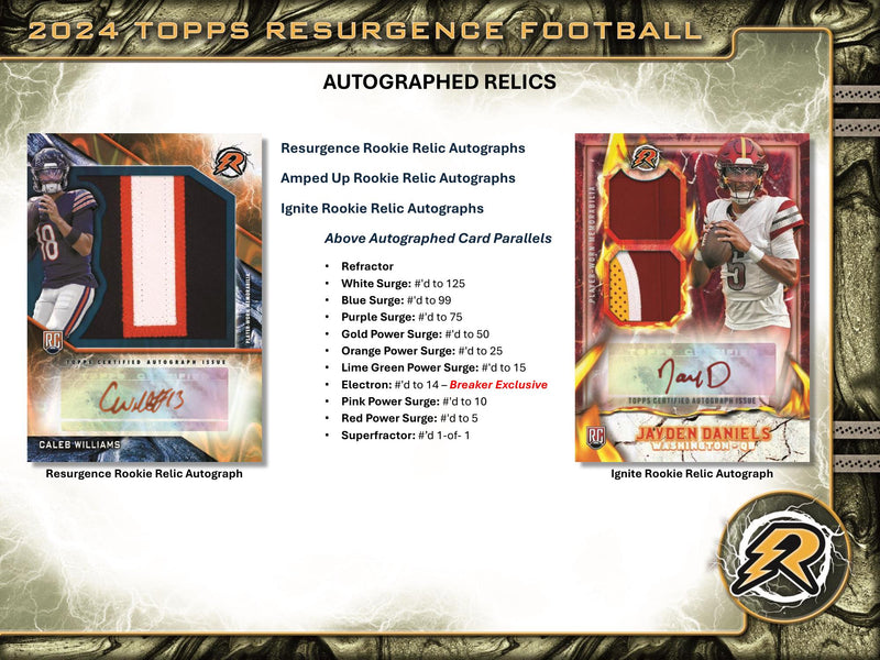 Topps Resurgence Football 2024 - Mega Box
