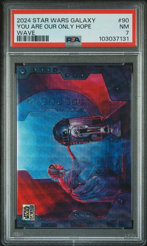 You Are Our Only Hope [Wave] #90 04/99 PSA 7 [Topps Chrome Star Wars Galaxy 2024]