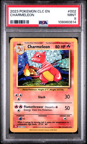 Charmeleon #2 PSA 9 [Pokemon CLC Trading Card Game Classic 2023]