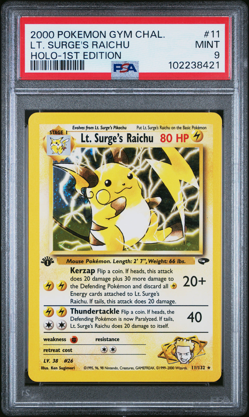 Lt. Surge'S Raichu [Holo-1St Edition]