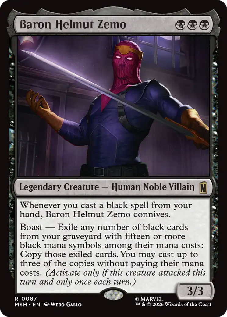 Baron Helmut Zemo [Marvel Super Heroes]
