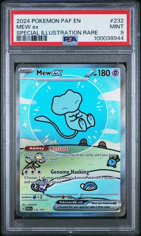 Mew Ex #232 [Special Illustration Rare] PSA 9 [Pokemon Paldean Fates 2024]