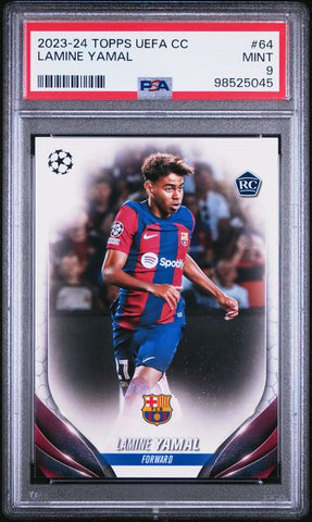 Lamine Yamal #64 Rookie PSA 9 [2023-24 Topps Uefa Club Competitions]