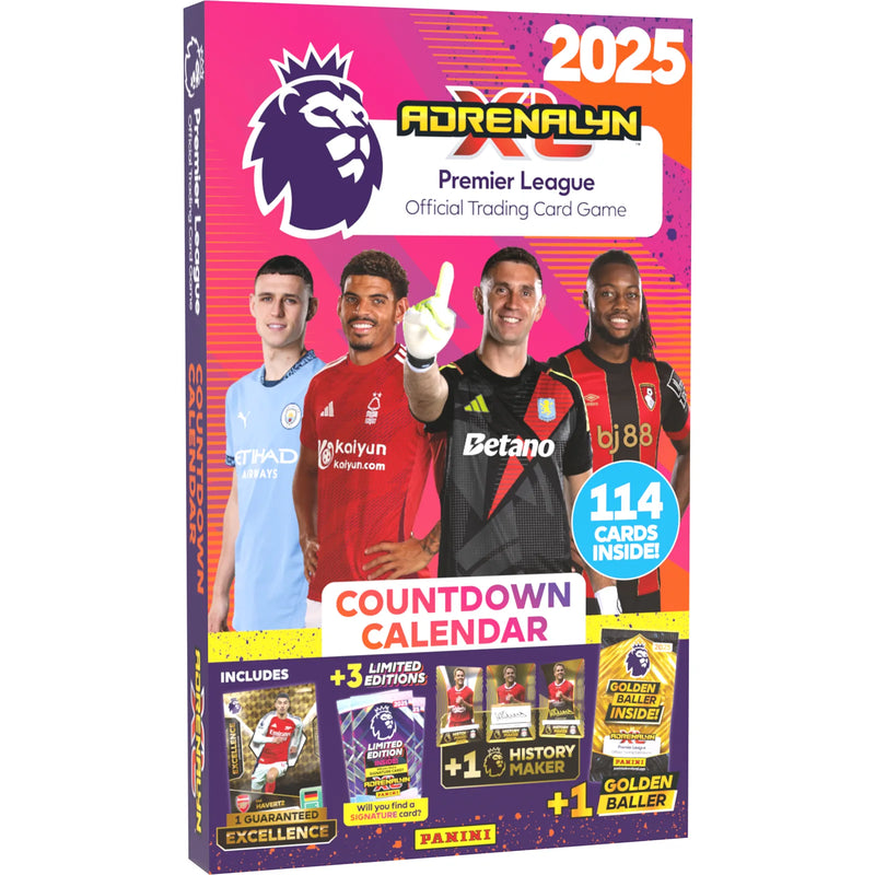 Fodboldkort Panini Adrenalyn XL Premier League 2025 - Advent Calender (Julekalender)