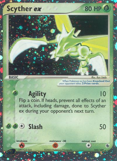 Scyther ex (102/109) [EX: Ruby & Sapphire]