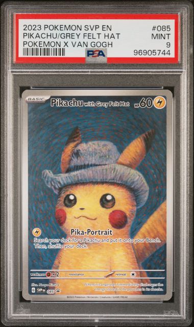 Pikachu With Grey Felt Hat