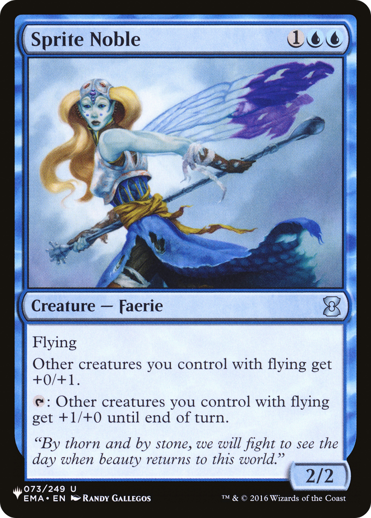 Sprite Noble [The List Reprints]