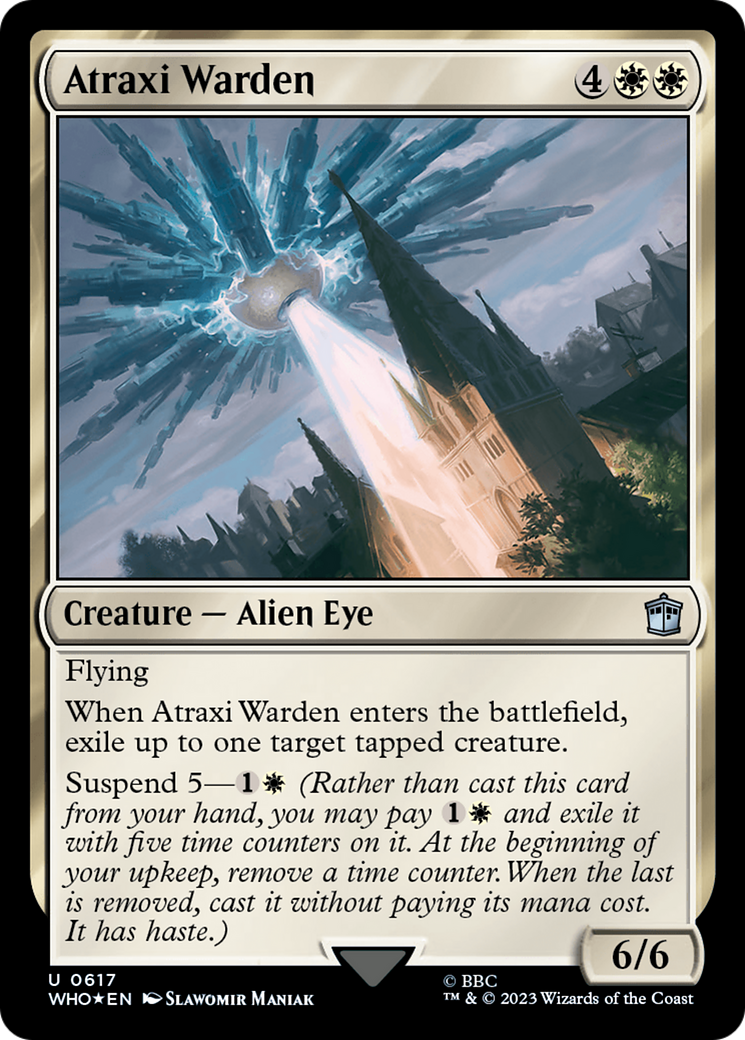 Atraxi Warden (Surge Foil) [Doctor Who]