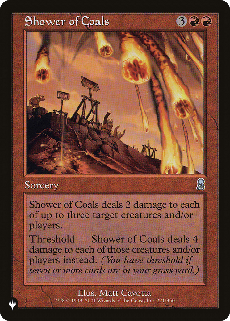 Shower of Coals [The List Reprints]