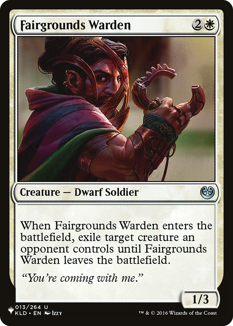 Fairgrounds Warden [The List Reprints]