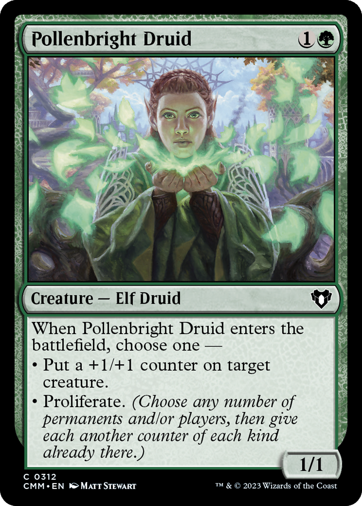 Pollenbright Druid [Commander Masters]