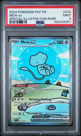 Mew ex #232 PSA 9 [Paldean Fates]