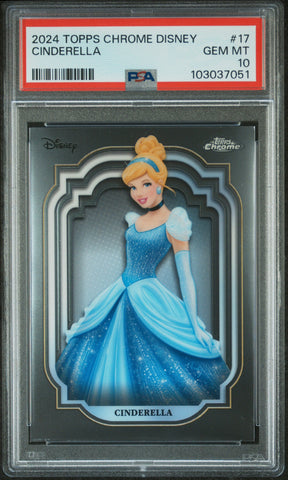Cinderella #17 PSA 10 [Topps Chrome Disney 2024]